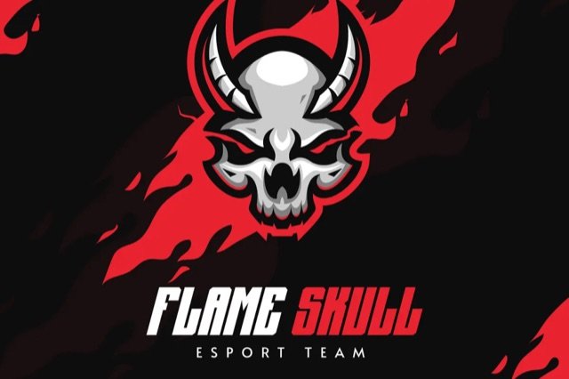 Flame Skull esport team logo
