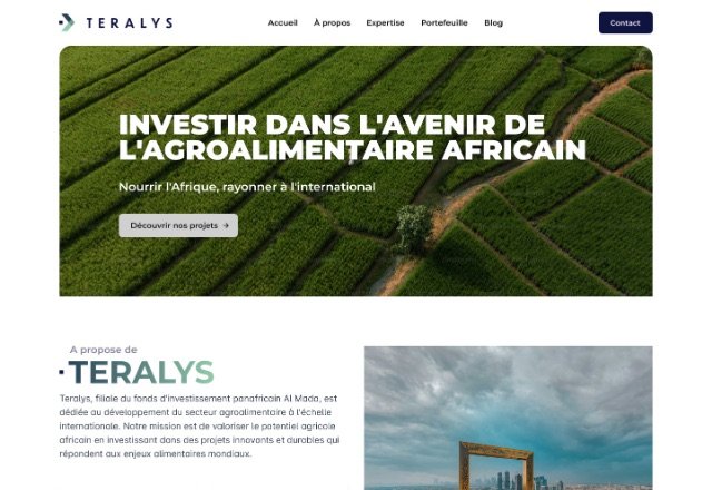 Teralys corporate website